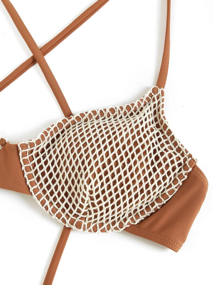 Emma -Stijlvolle Bikini Met Felle Kleuren