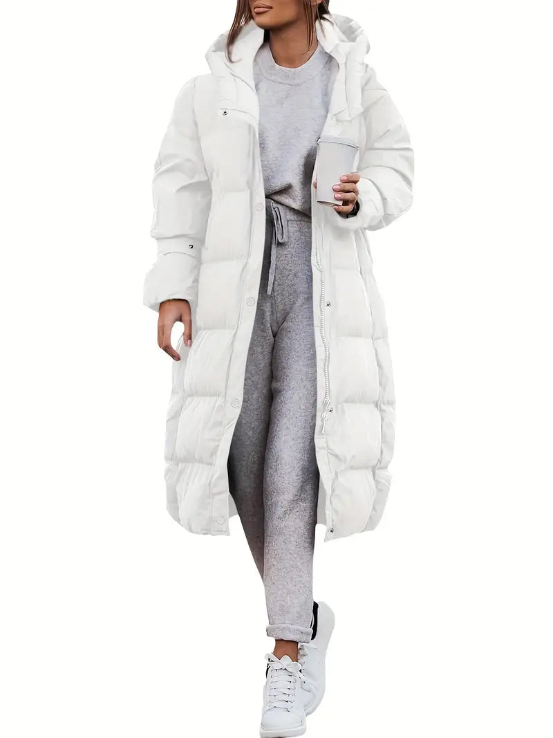 Lange Dames Winterjas - 100% Waterdicht - Stijlvol Design