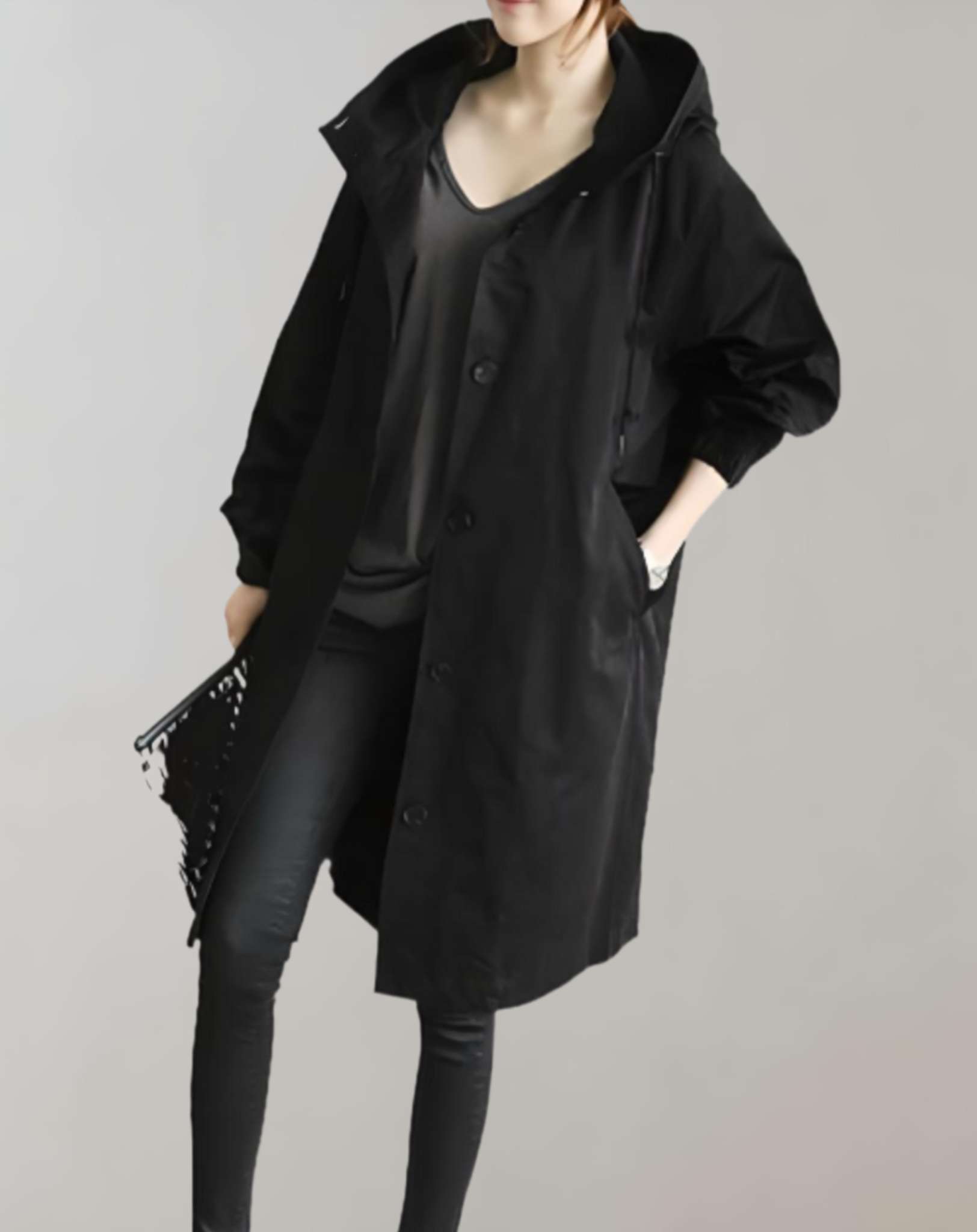 Lana - Waterdichte Trenchcoat Met Capuchon