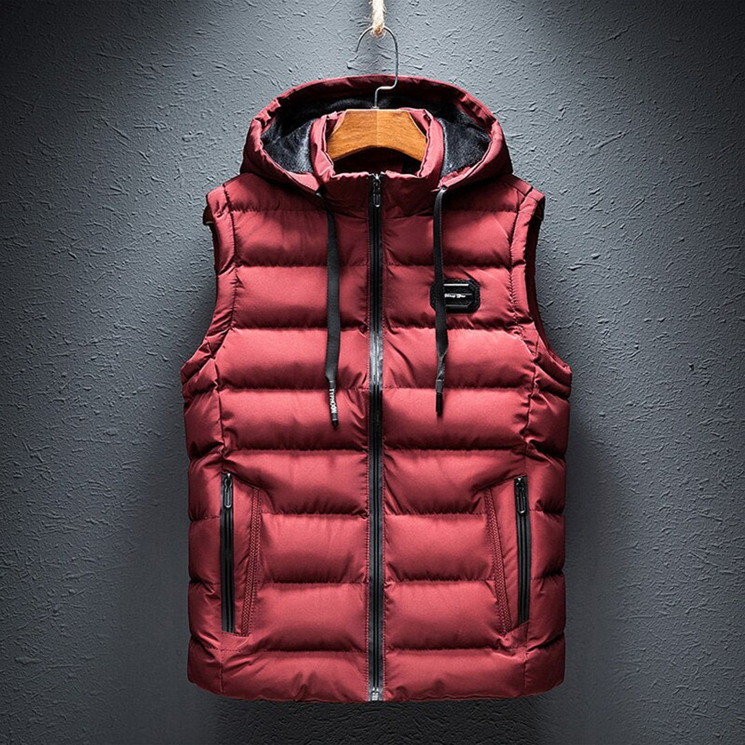 Casual Bodywarmer Met Capuchon Heren - Jason