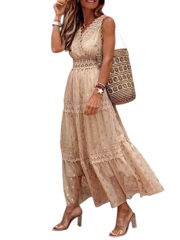 Elegante Boho Maxi Jurk Dames