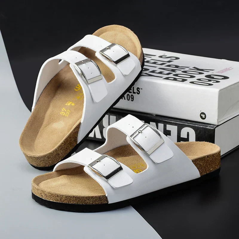 Luxe Leren Heren Sandalen - Stijlvol & Comfortabel