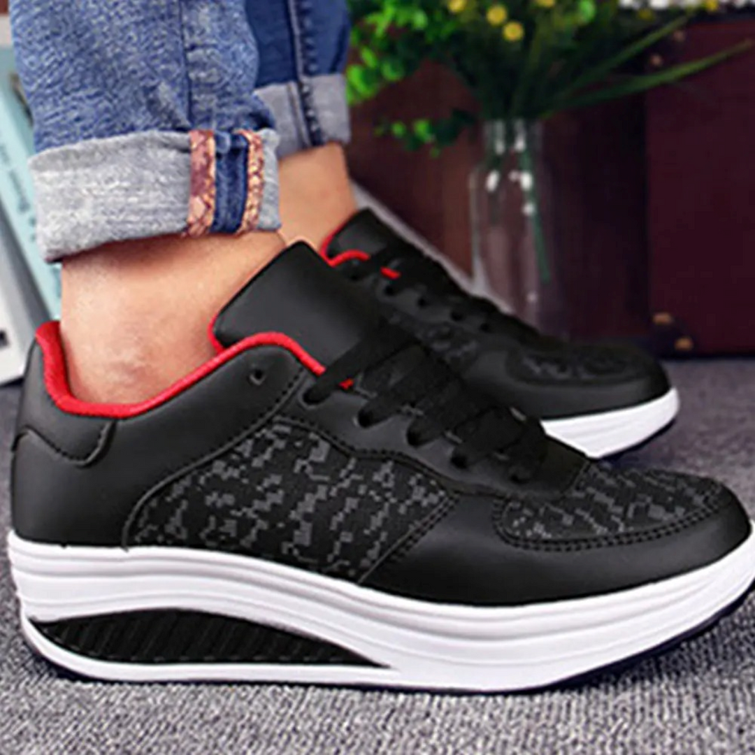 Comfortabele Waterdichte Leren Dames Sneakers - Umbello