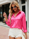 Chique Satijnen Zomer Blouse Dames