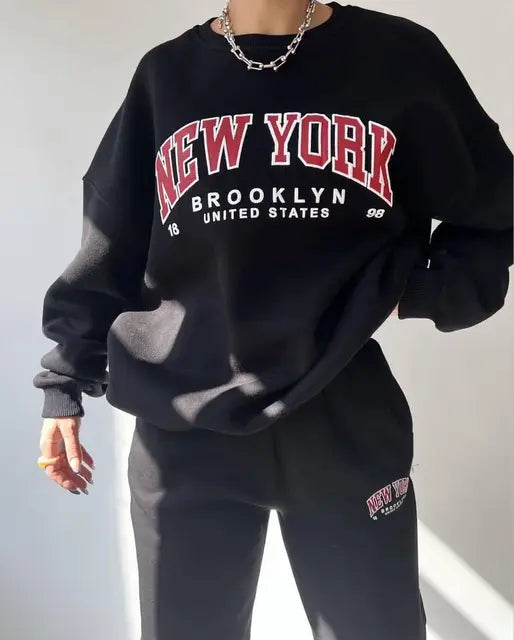 Tweedelige Oversized Huispak Voor Dames - Comfy Set