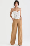 Chique Dames Pantalon Met Wijde Pijpen
