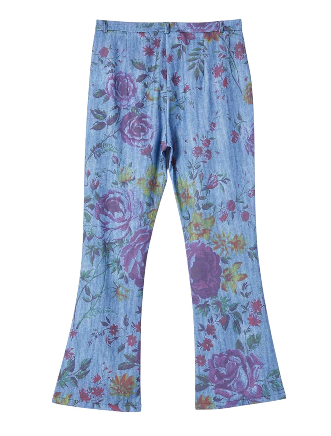 Dames Jeans Met Bloemenprint